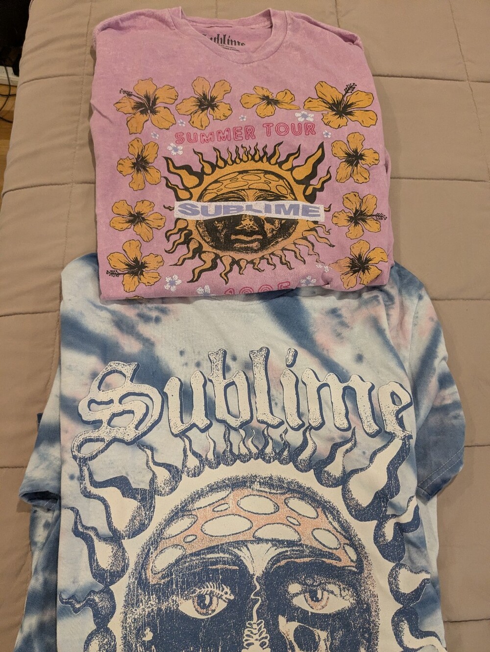 Sublime Band Tees - Pink & Blue